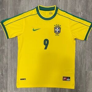 Retro Ronaldo Brazil 1998 Jersey Nike #9 #ronaldo #brazil #worldcup #retro